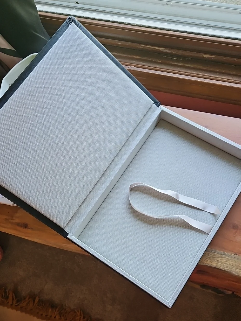 Leather Memory Storage Box Photography Accents